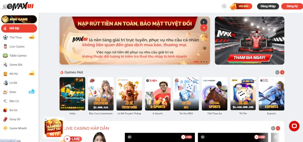 Review Đánh Giá Nhà Cái Max88 Có Thực Sự Xanh Chín Hay Không 2 Đánh giá nhà cái Max88