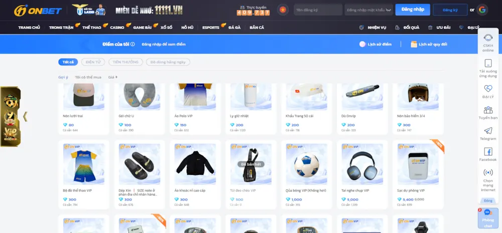 Khuyến mãi tại nhà cái ONBET